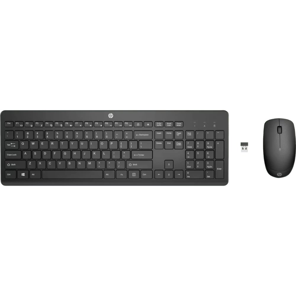 18H24AAABM-1 Combinación de teclado y mouseinalámbrico HP 230 - Imagen 1