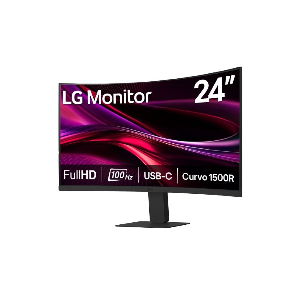24U421A-B-2 Monitor LG 24'' Curvo FHD con USB-C 100Hz - Imagen 1