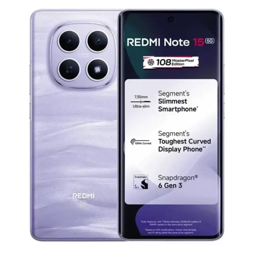 25080RABDG-8256GB-MORADO20NEBLINA-1 Celular Xiaomi Redmi Note 15 Pro 5G Mist Purple 8GB RAM 256GBB - Imagen 1