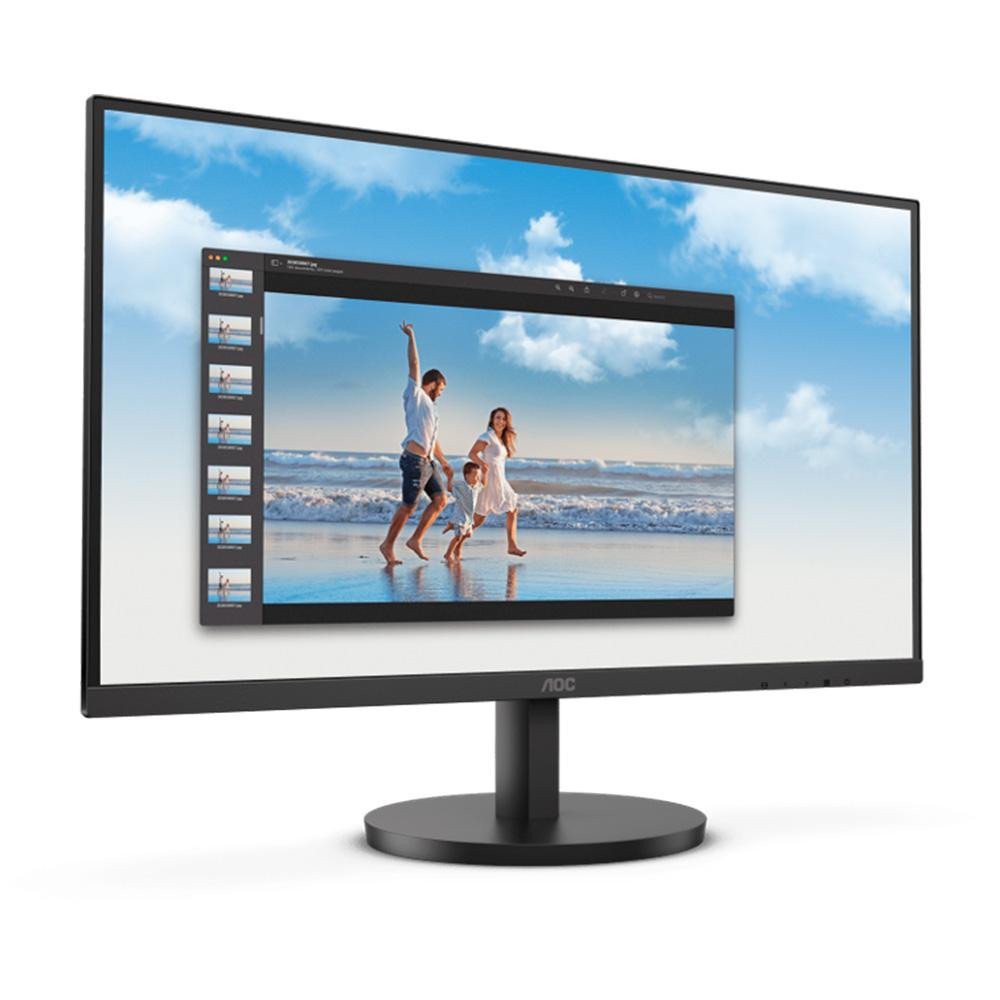 27B30H_3 Monitor AOC LCD Profesional plano 27 IPS Full HD (1920 X 1080) / 100Hz / 4 ms / VGA / HDMI /Base Fija / Kensington Lock / Adaptive Sync. - Imagen 4