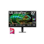 Monitor LG 27U710B-B UHD (4K) 27US500-W 3840 X 2160 MARCO COLOR NEGRO, Tipo de panel IPS- Formato 16:9 BASE AJUSTABLE EN ALTURA E INCLUNACION, FreeSync-HDR10 Tasa de refresco 60Hz Tiempo de respuesta 5ms (GtG a mayor velocidad) , HMDI x1/ DisplayPort x1/ Salida auriculares 3 polos (solo sonido) Garantía 40 meses