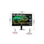 Monitor LG 27U710B-B UHD (4K) 27US500-W 3840 X 2160 MARCO COLOR NEGRO, Tipo de panel IPS- Formato 16:9 BASE AJUSTABLE EN ALTURA E INCLUNACION, FreeSync-HDR10 Tasa de refresco 60Hz Tiempo de respuesta 5ms (GtG a mayor velocidad) , HMDI x1/ DisplayPort x1/ Salida auriculares 3 polos (solo sonido) Garantía 40 meses - Imagen 4