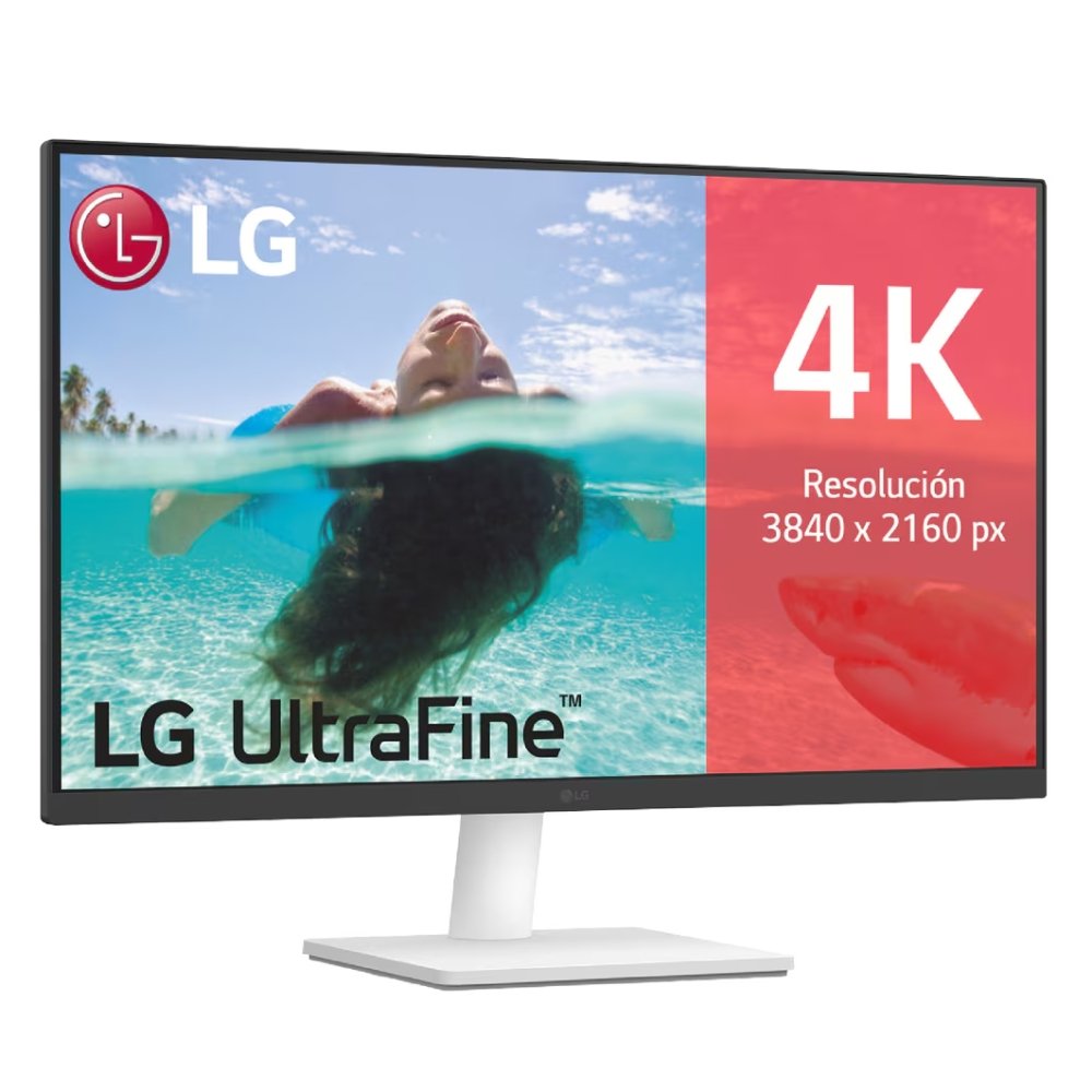 27US500-W-1 Monitor LG UHD (4K) 3840 X 2160 Blanco - Imagen 1