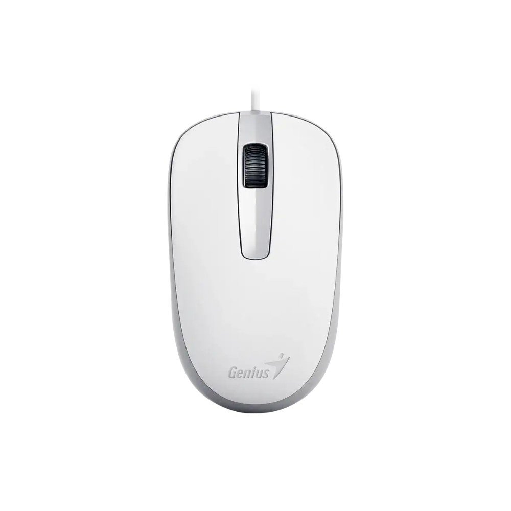 31010105102-1 Mouse GENIUS DX-120 USB Alambrico COLOR Blanco - Imagen 1