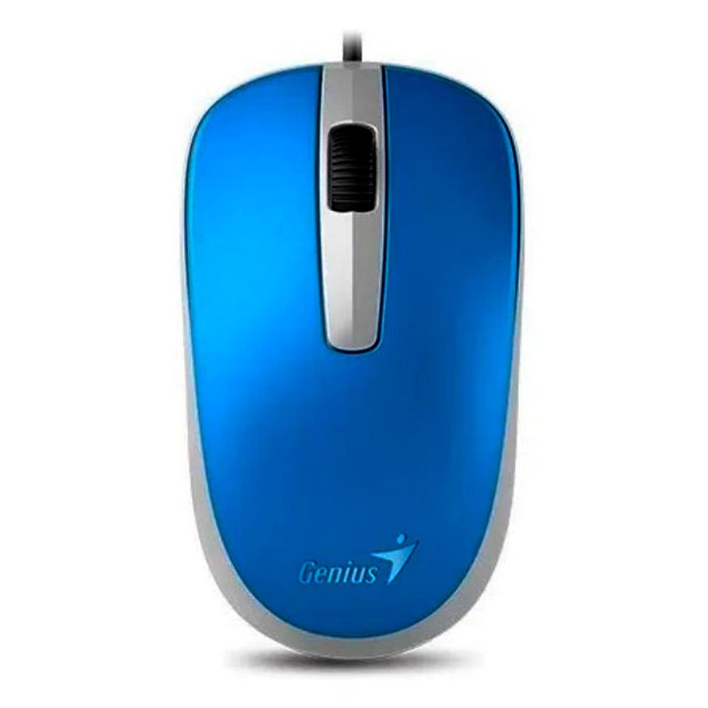 31010105103 Mouse GENIUS Alámbrico Usb Dx 120 COLOR Azul - Imagen 1