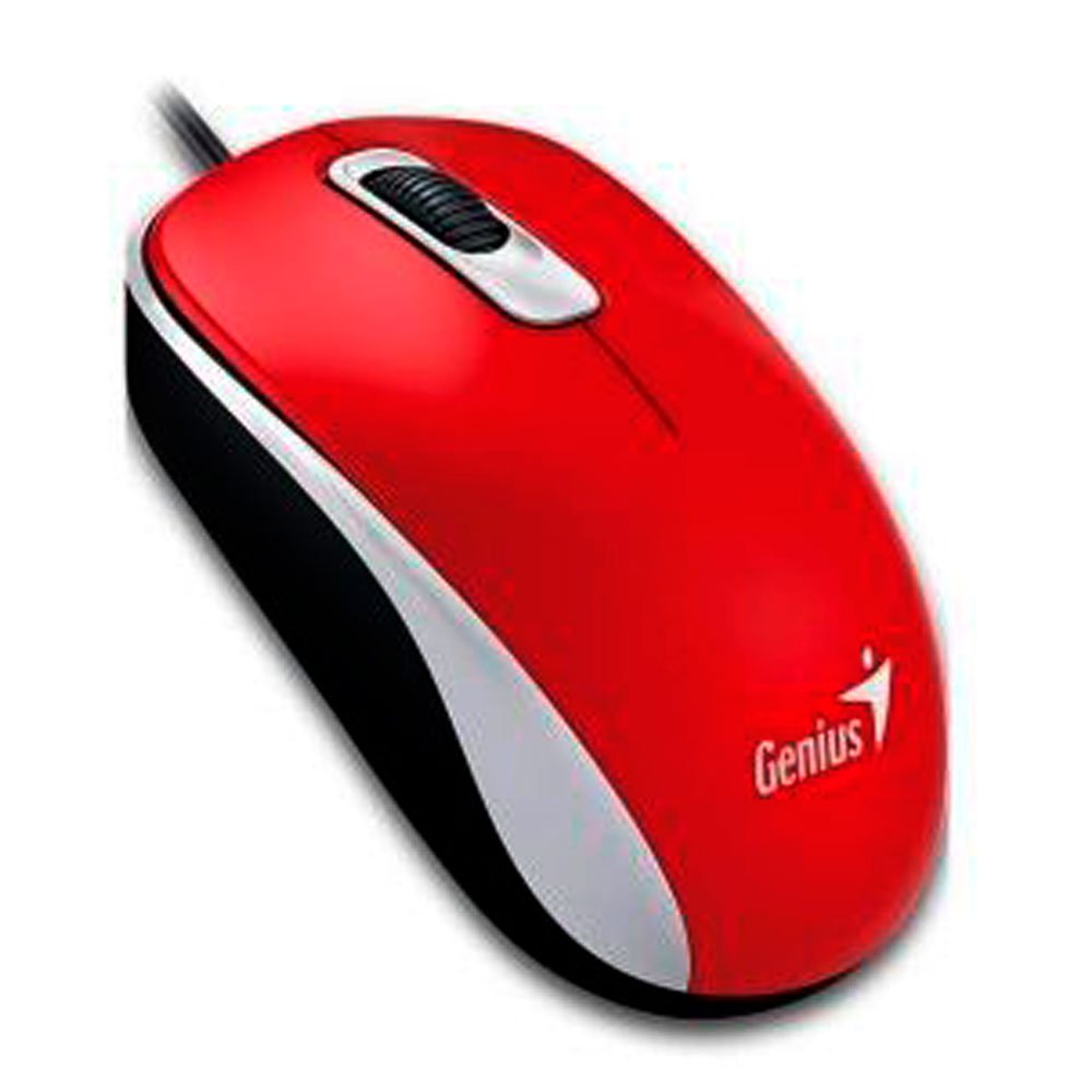 31010105104_1 Mouse GENIUS Alámbrico Usb Dx-120 Rojo - Imagen 2