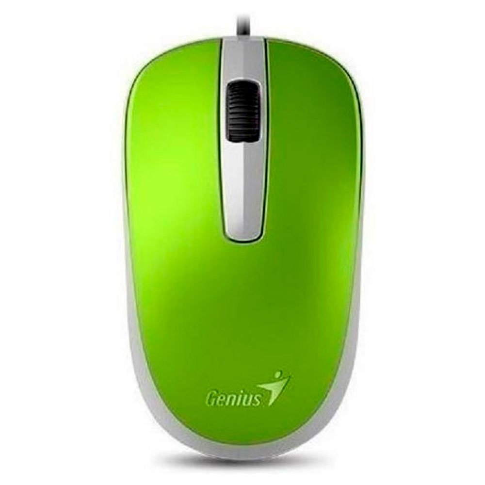 31010105105 Mouse GENIUS Dx-120 Alámbrico USB Verde - Imagen 1