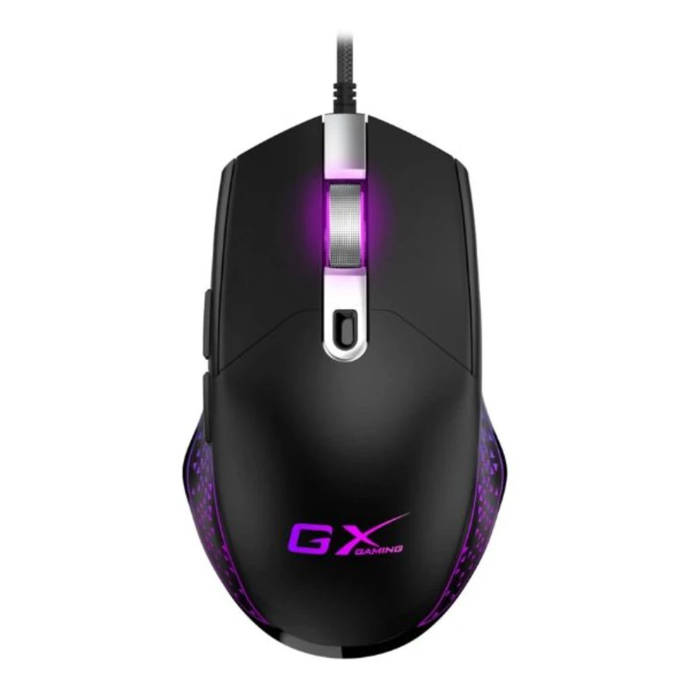 31040008400-1 MOUSE SCORPION M705 Interfaz/Optico/Resolución (DPI) 800 / 1600(Predeterminado) / 2400 / 3200 / 4800 / 7200/Número de botones6 (izquierda, derecha, botón central con desplazamiento, última/siguiente página/nivel DPI) - Imagen 1
