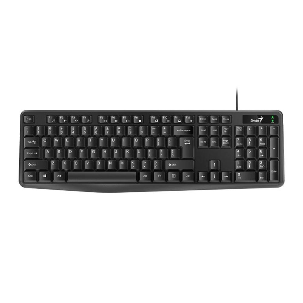 31310016401_1 Teclado GENIUS KB-117 USB Alambrico COLOR Negro - Imagen 2