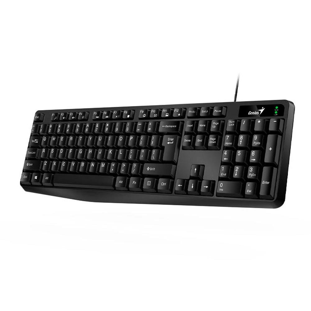 31310016401_2 Teclado GENIUS KB-117 USB Alambrico COLOR Negro - Imagen 3