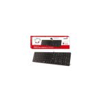 Teclado GENIUS Slimstar 126 QWERTY Numérico COLOR Negro