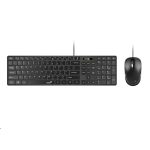 Combo Teclado GENIUS + Mouse SlimStar C126 Alambrico USB COLOR Negro - Imagen 2