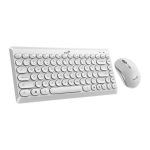 Teclado Genius RS2Combo teclado + mouse Genius LuxeMate Q8000 inalambrico White - Imagen 3