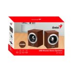 Parlantes estereo Genius SP-HF280 USB de Madera - Imagen 3