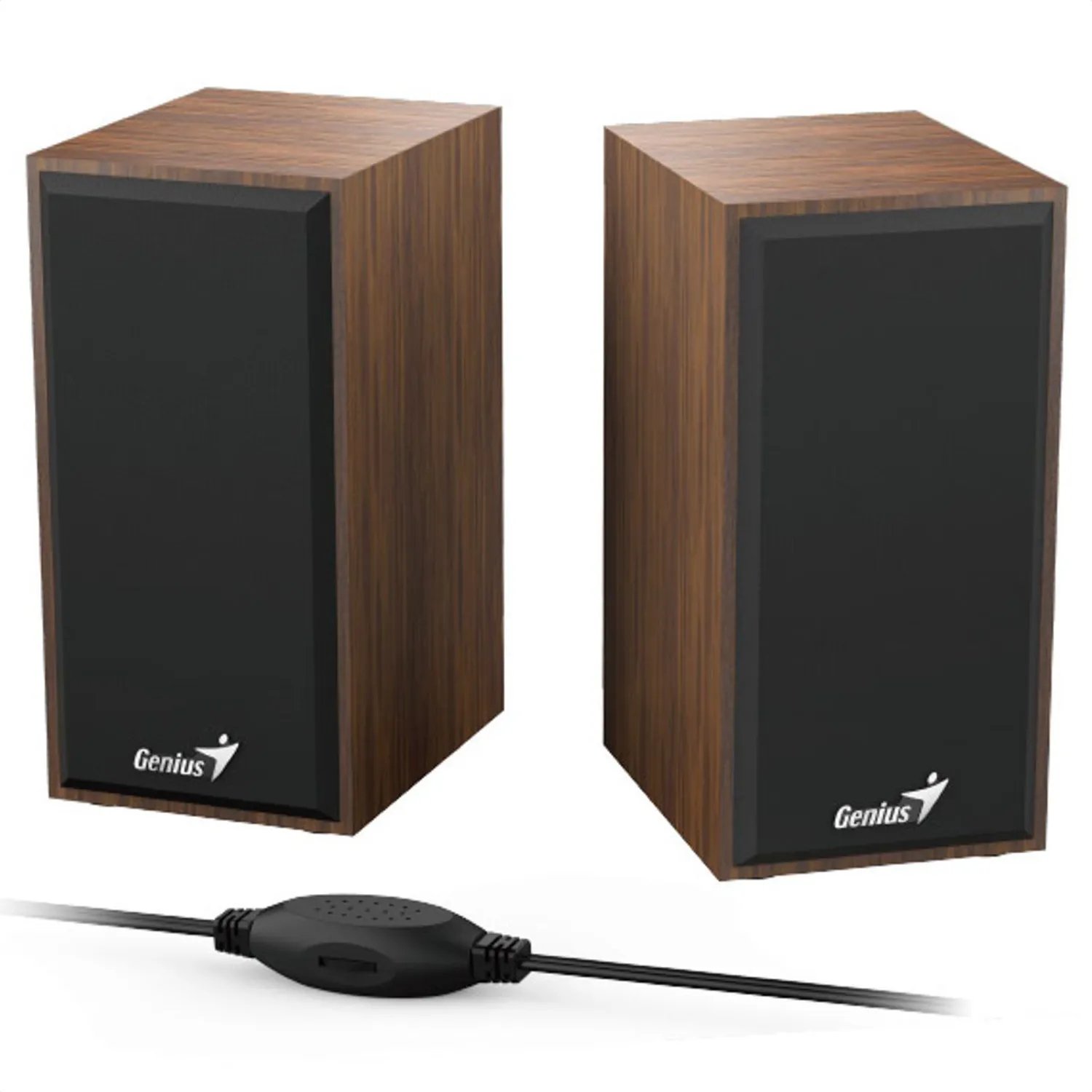 31730029400_2 Parlantes GENIUS Sp hf180 USB 4W Power WoodParlantes GENIUS Sp hf180 USB 4W Power Wood - Imagen 3