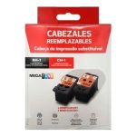 KIT DE CABEZALES CANON BH-10 + CH-10 (NEGROY COLOR) - Imagen 2
