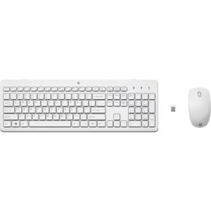 Combo Mouse + Kb HP 230 Wht Ltna COLOR Blanco