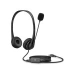 Diadema HP G2 USB On-Ear Negra conexión USB,Micrófono flexible con sistema de bloqueo ruido de fondo,Práctico sistema. Control de volumen y silencio en el cable,Liviana y practica de fácil y rápida conexión,Compatible con sistemas Windows, macOS, Chrome OS,Disfruta de la garantía directa con HP por 12 meses. - Imagen 2