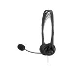 Diadema HP G2 USB On-Ear Negra conexión USB,Micrófono flexible con sistema de bloqueo ruido de fondo,Práctico sistema. Control de volumen y silencio en el cable,Liviana y practica de fácil y rápida conexión,Compatible con sistemas Windows, macOS, Chrome OS,Disfruta de la garantía directa con HP por 12 meses. - Imagen 4