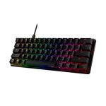 Teclado gamer HyperX inglés US color negro con luz RGB. - Imagen 3