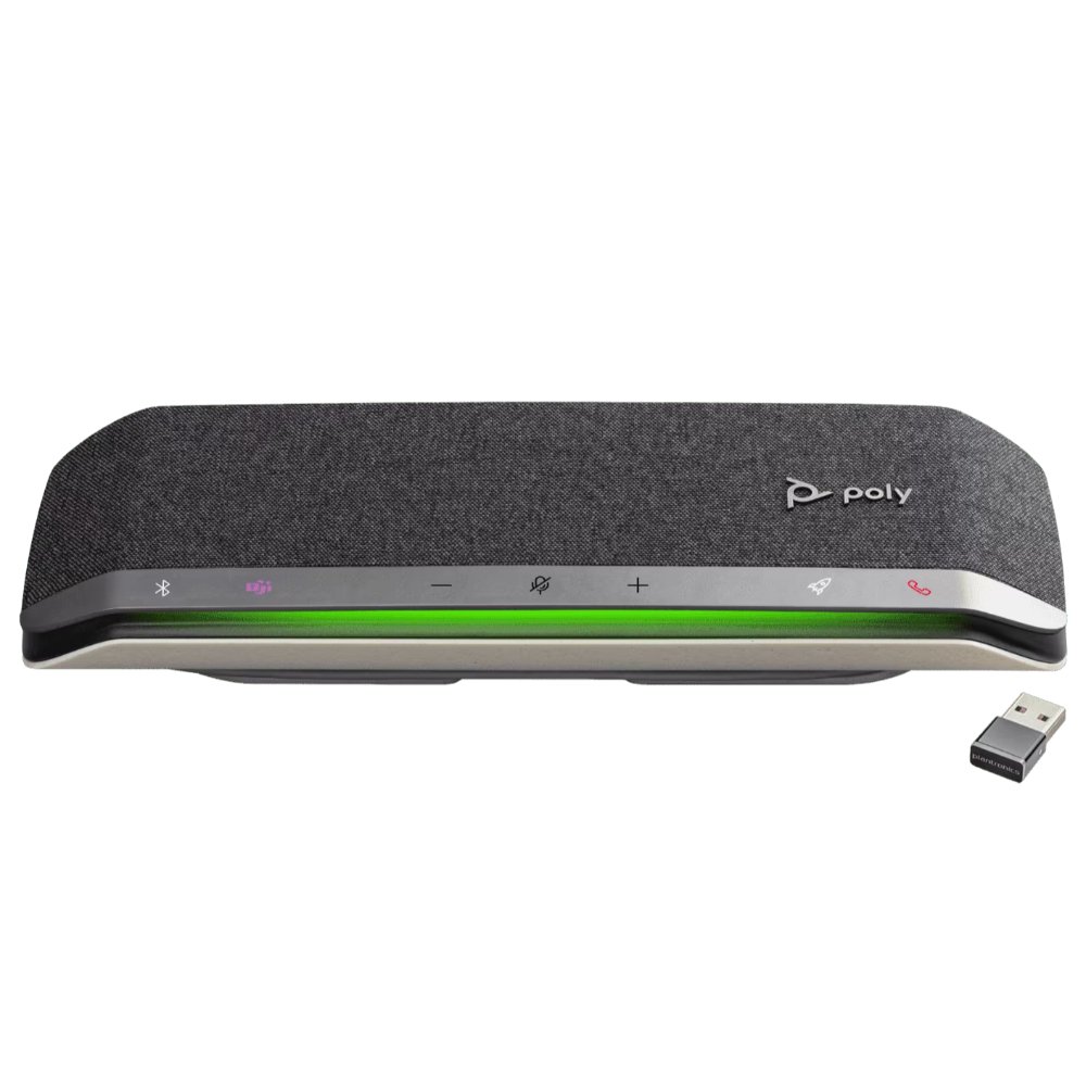 772C5AA Poly Sync 40+ USB-A USB-C Speakerphone +BT700 USB-A Adapter - Imagen 1