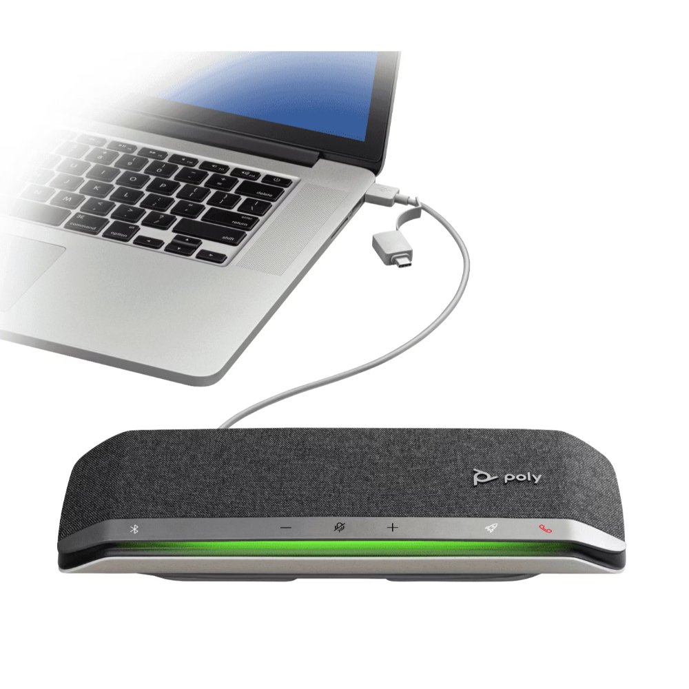 772C5AA_1 Poly Sync 40+ USB-A USB-C Speakerphone +BT700 USB-A Adapter - Imagen 2