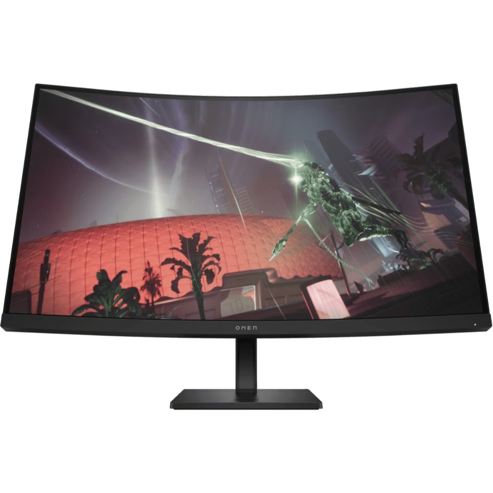 780K6AAABA Monitor HYPERX curvo para juegos OMEN de HP de 31,5 pulgadas QHD 165 Hz: OMEN 32c - Imagen 1