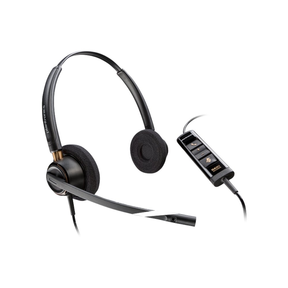 783R3AA-1 Poly EncorePro 525 USB-A Stereo Headset - Imagen 1