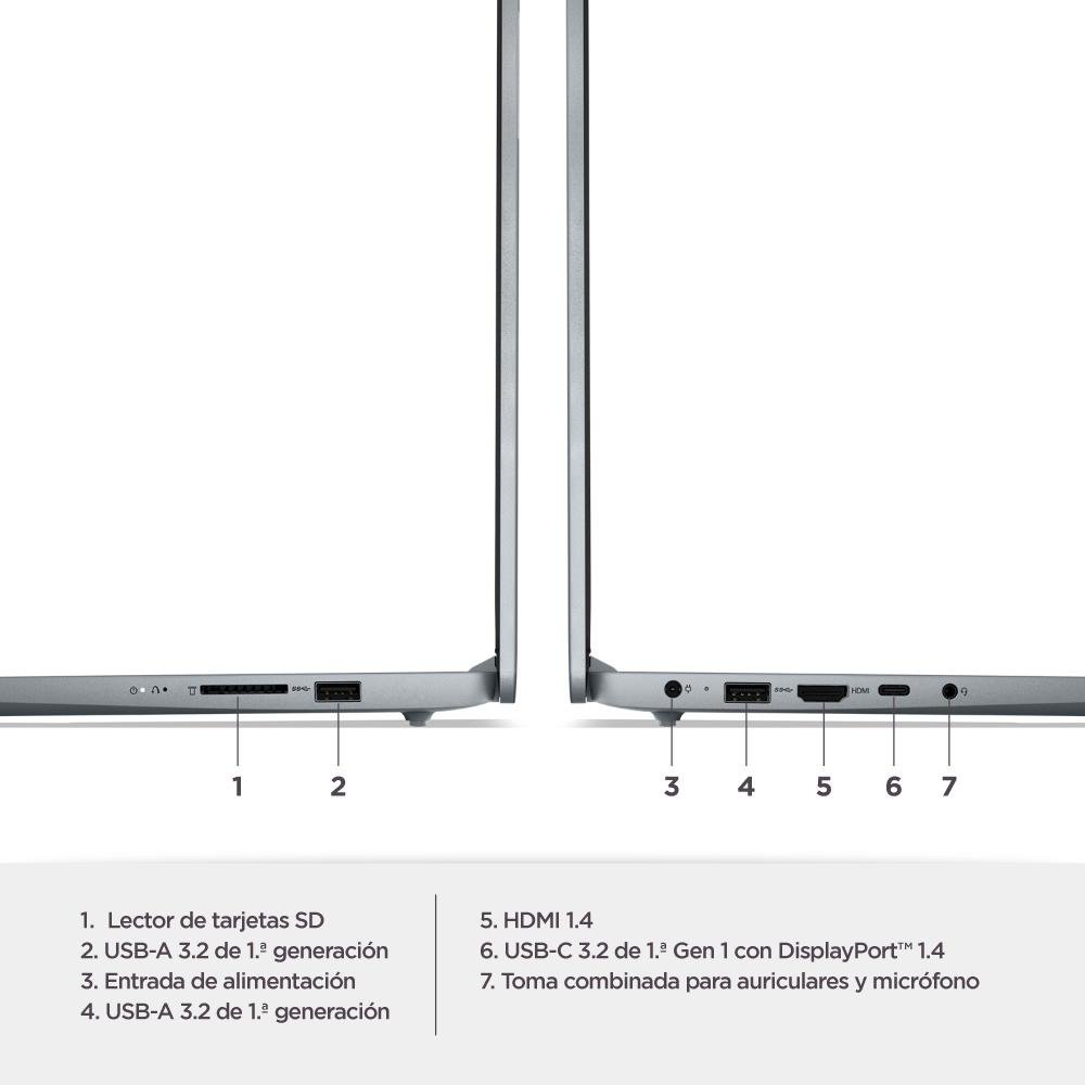 83EQ001NLM_2 Computador Portatil LENOVO 14 Pulgadas RAM 8GB SSD 512GB COLOR Plateado Windows 11 Home - Imagen 3