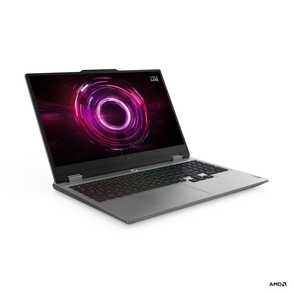 83JG0088LM-2 Portátil Lenovo LOQ 15AHP10 AMD Ryzen 7 250 15,6 Pulgadas FHD Memoria 24GB Estado Solido 512GB Tarjeta de Video Nvidia RTX 5050 8GB Windows 11 Home Color Gris. - Imagen 1