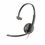 Poly Blackwire 3210 Monaural USB-C Headset +USB-C/A Adapter (Bulk) - Imagen 2