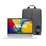 Portátil ASUS Vivobook Go 15 E1504GA-NJ531W Intel® Core™ i3-N305, 15,6 FHD, 8GB, 512 SSD,Windows 11 Home, Cool Silver, Morral y Mouse.