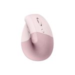 Mouse Inalámbrico Ergonómico Logitech Lift Vertical Color Rosa