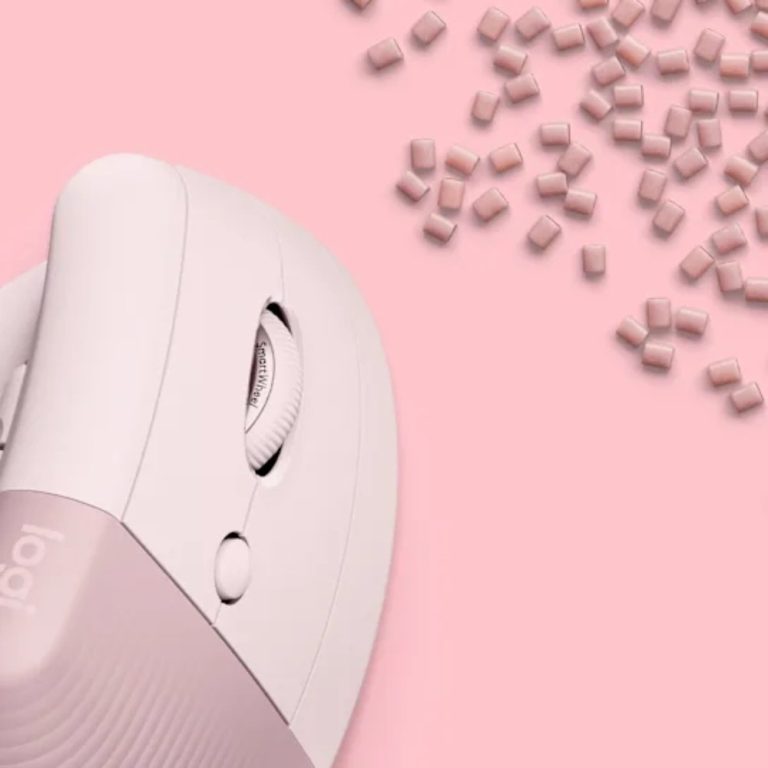 Logitech Ift Rcploor Mouse Inalámbrico Ergonómico Logitech Lift Vertical Color Rosa ...