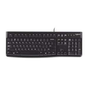 Teclado LOGITECH K120 QWERTY COLOR Negro