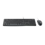 Combo LOGITECH Teclado + Mouse MK120 COLOR Negro - Imagen 2