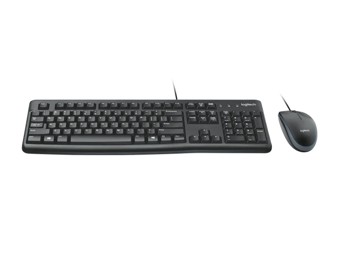 920-004428_2 Combo LOGITECH Teclado + Mouse MK120 COLOR Negro - Imagen 3