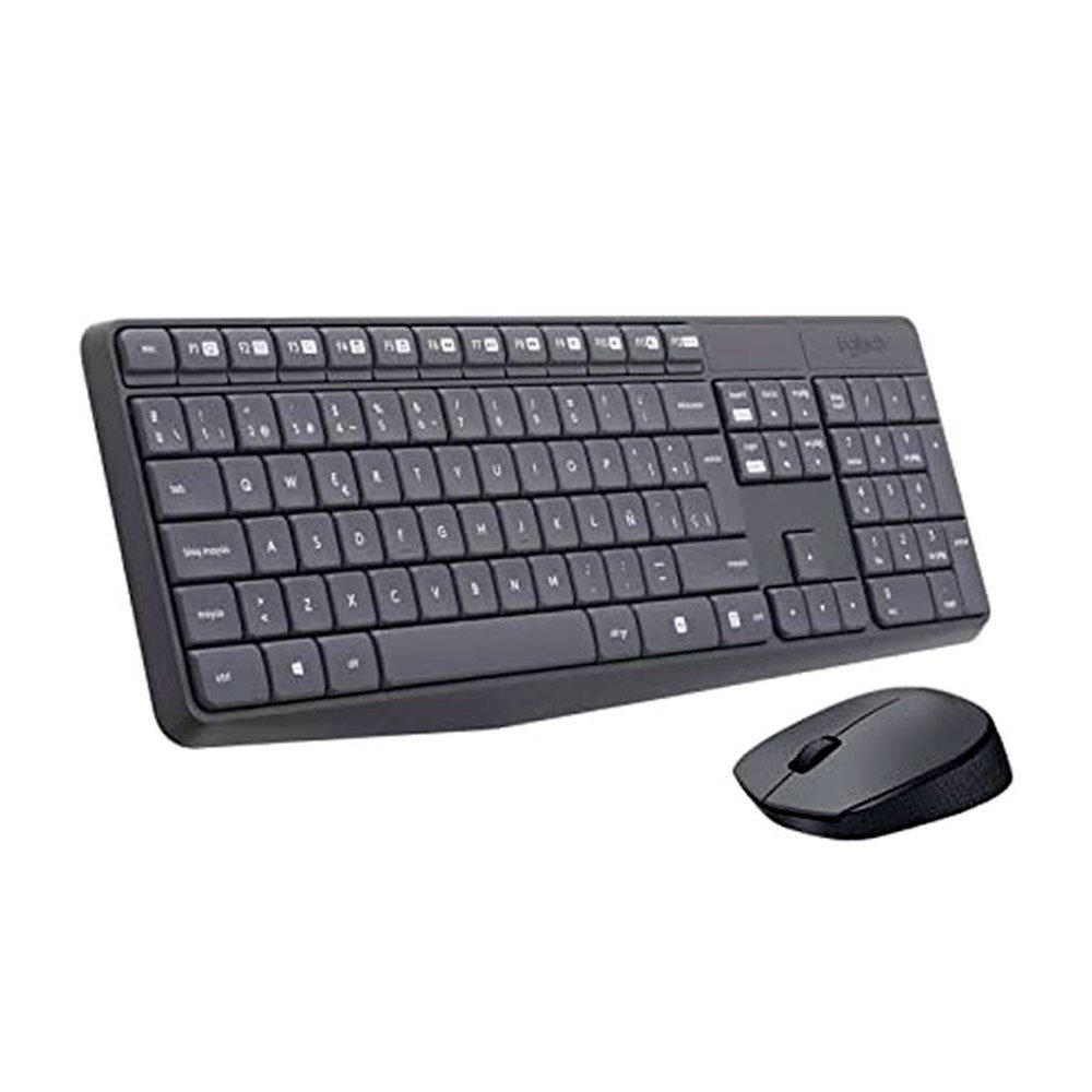 920-007901_1 Combo Teclado/Mouse MK235 Logitech Gris - Imagen 2