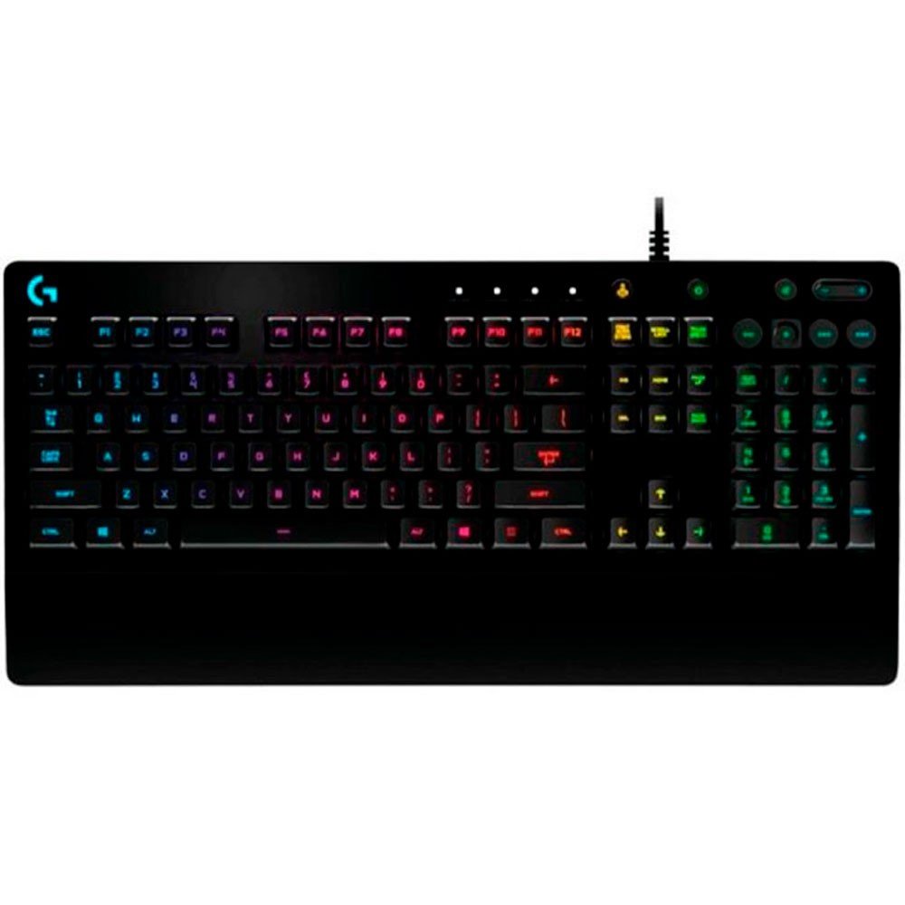 920-008084-1 Teclado G213 prodigy logitech gaming ingles alámbrico USB RGB lightsync color negro - Imagen 1