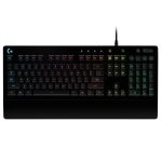 Teclado G213 prodigy logitech gaming ingles alámbrico USB RGB lightsync color negro