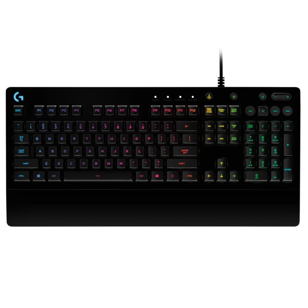 920-008084-3 Teclado G213 prodigy logitech gaming ingles alámbrico USB RGB lightsync color negro - Imagen 1