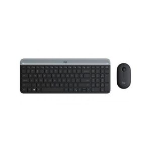 Combo Teclado + Mouse LOGITECH en combo Wireless MK470 (LAT/MX ESP) Negro