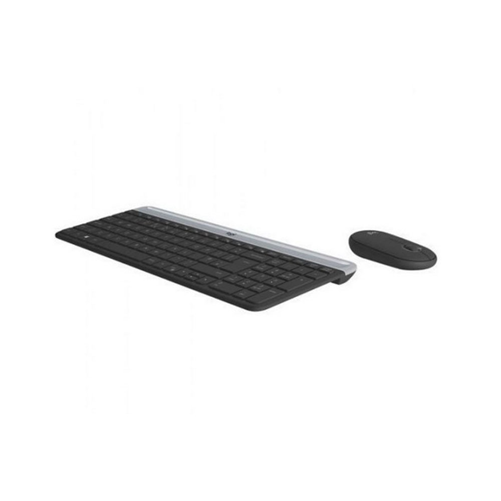 920-009266_1 Combo Teclado + Mouse LOGITECH en combo Wireless MK470 (LAT/MX ESP) Negro - Imagen 2