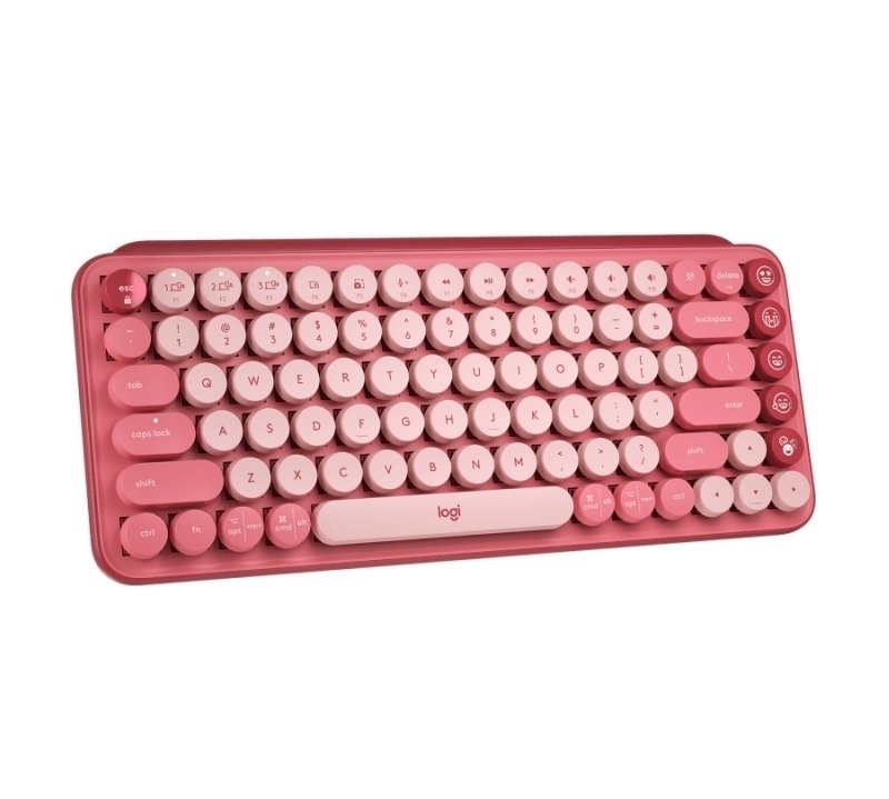 920-010715 TECLADO INALAMBRICO POP ROSADO - Imagen 1