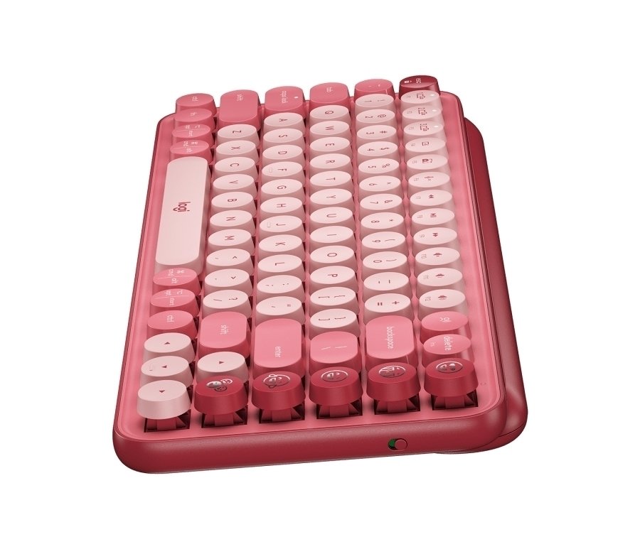 920-010715_2 TECLADO INALAMBRICO POP ROSADO - Imagen 3
