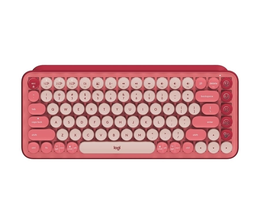 920-010715_3 TECLADO INALAMBRICO POP ROSADO - Imagen 4