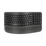 Teclado Inalámbrico Ergonómico Logitech Wave Keys Color Grafito