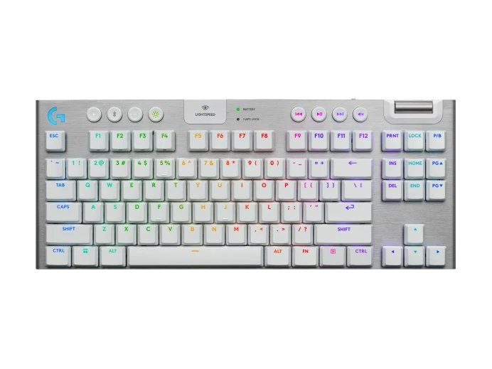 920-012732 TECLADO G915X TKL 2 WHITE - Imagen 1