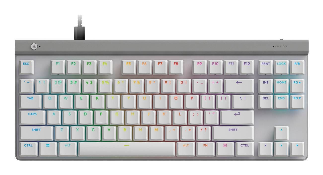 920-012869 TECLADO G515 WHITE-CABLEADO - Imagen 1