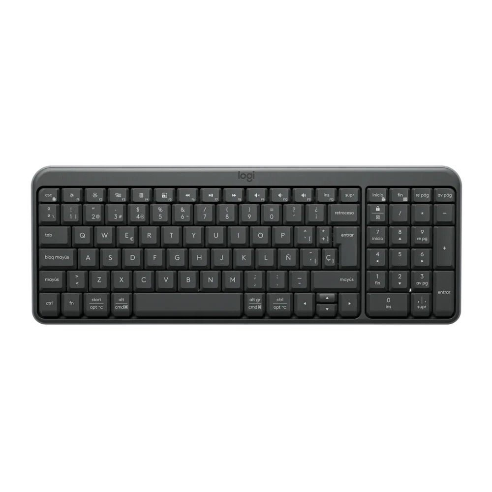 920-013445 TECLADO BLUETOOTH K250 GRAPHITE - Imagen 1